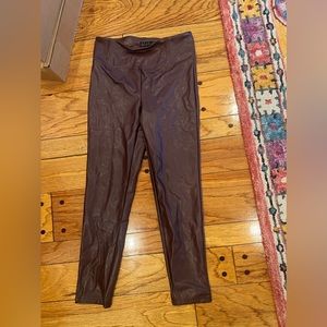 Badgley Mischka studio faux leather leggings